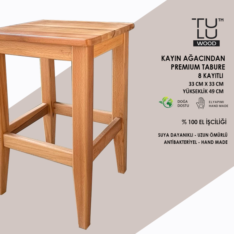 AHŞAP PREMIUM TABURE
