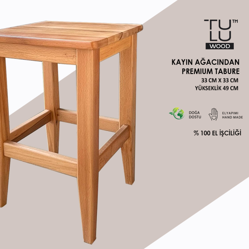 AHŞAP  PREMIUM TABURE